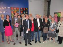 Exposition de Hangar't à la médiathèque des Ursulines.